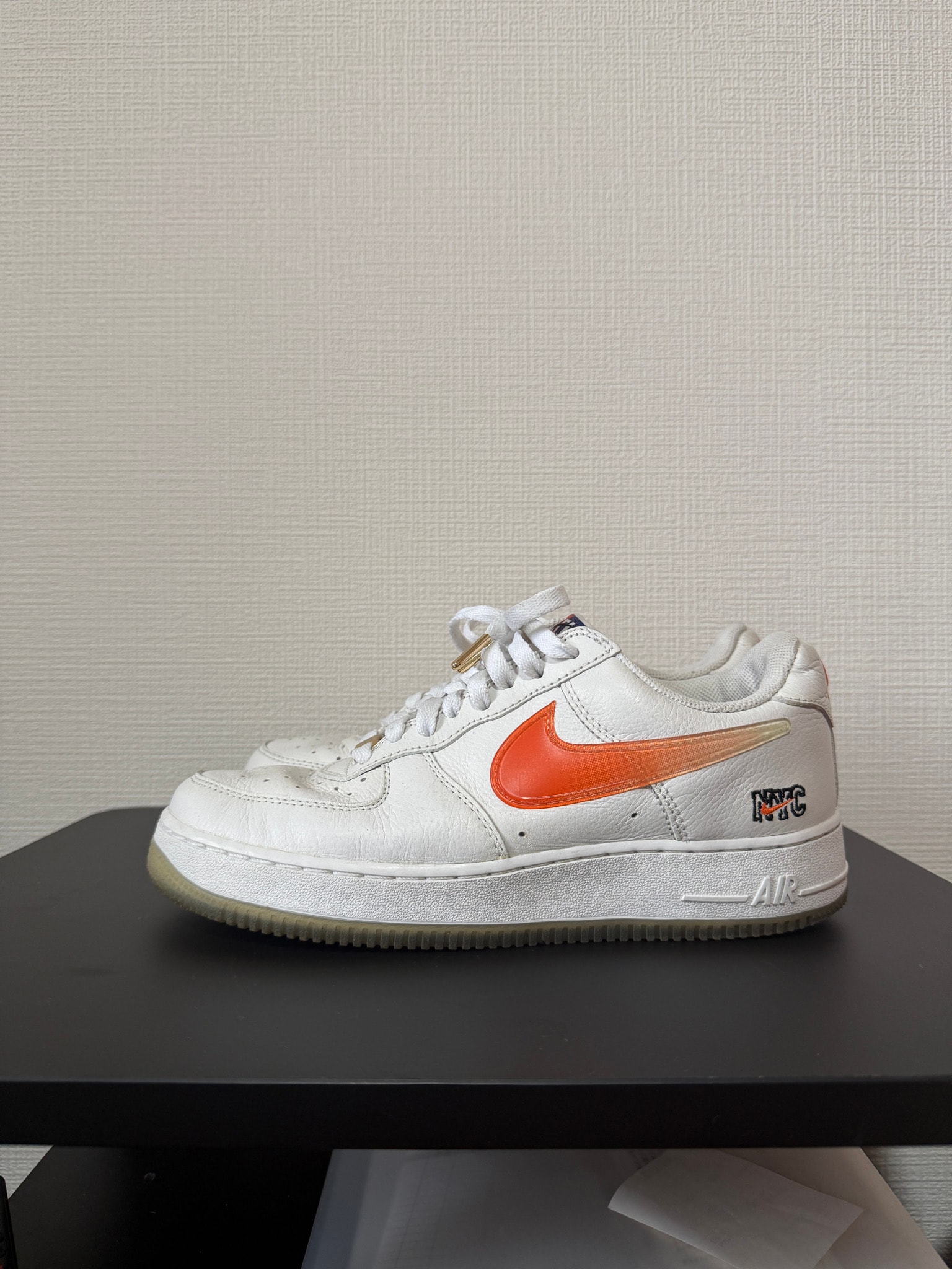 KITH × Nike Air Force 1 Low "White/Rush Blue/White/Brilliant Orange"