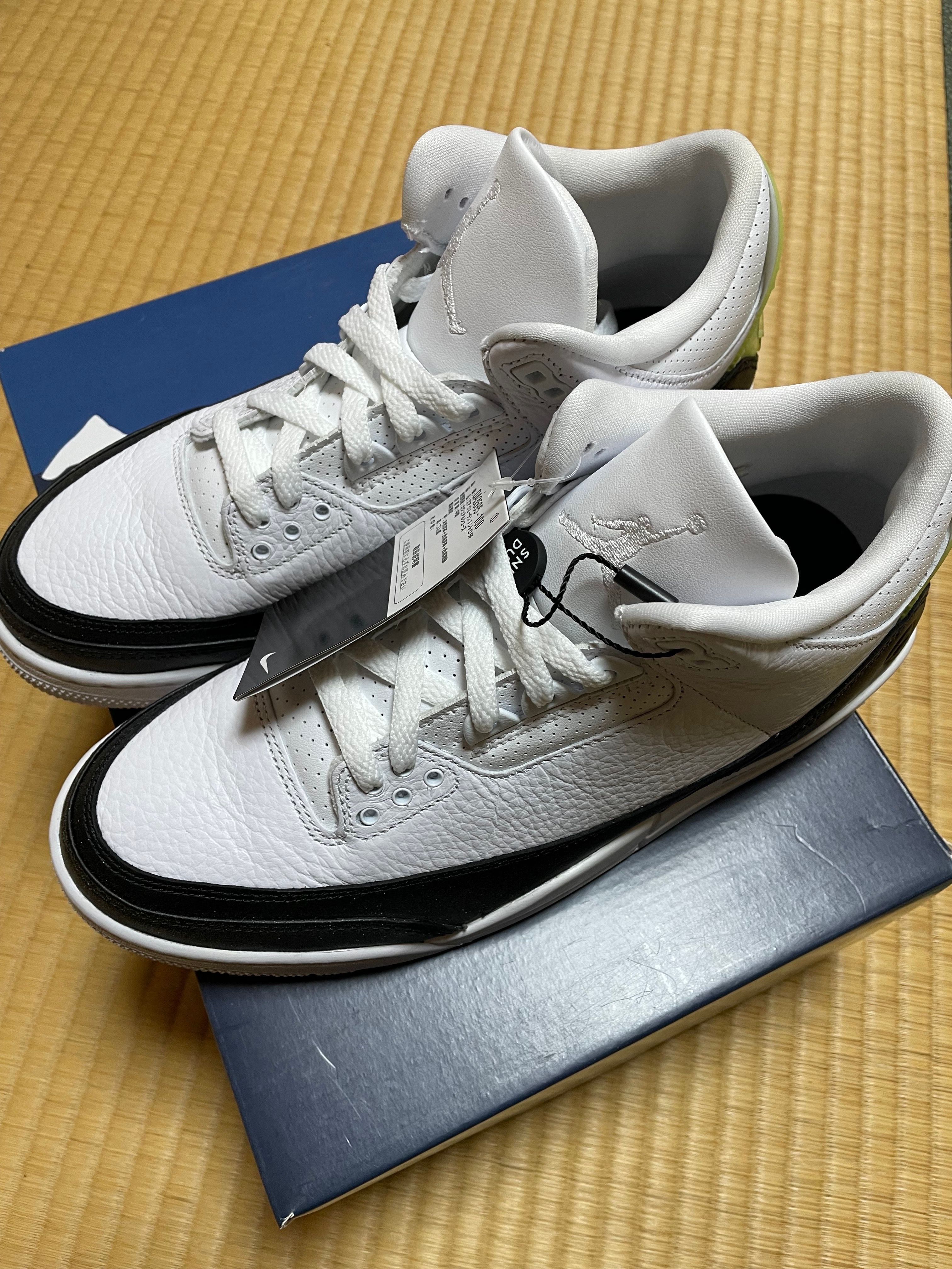 Fragment × Nike Air Jordan 3 "White/Black"