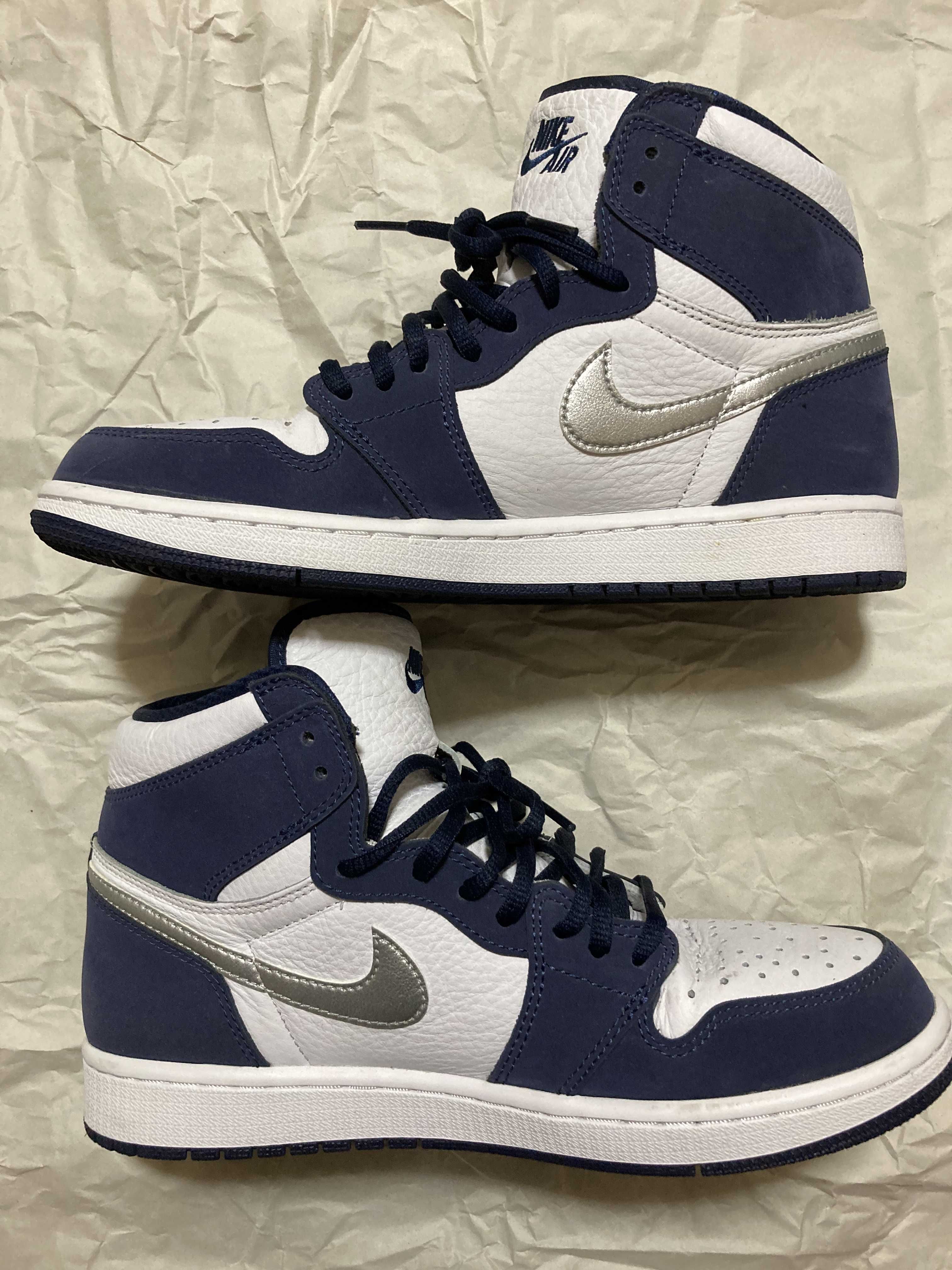 Nike Air Jordan 1 High OG CO.JP "White/Midnight Navy" (2020)(ブリーフケースなし)