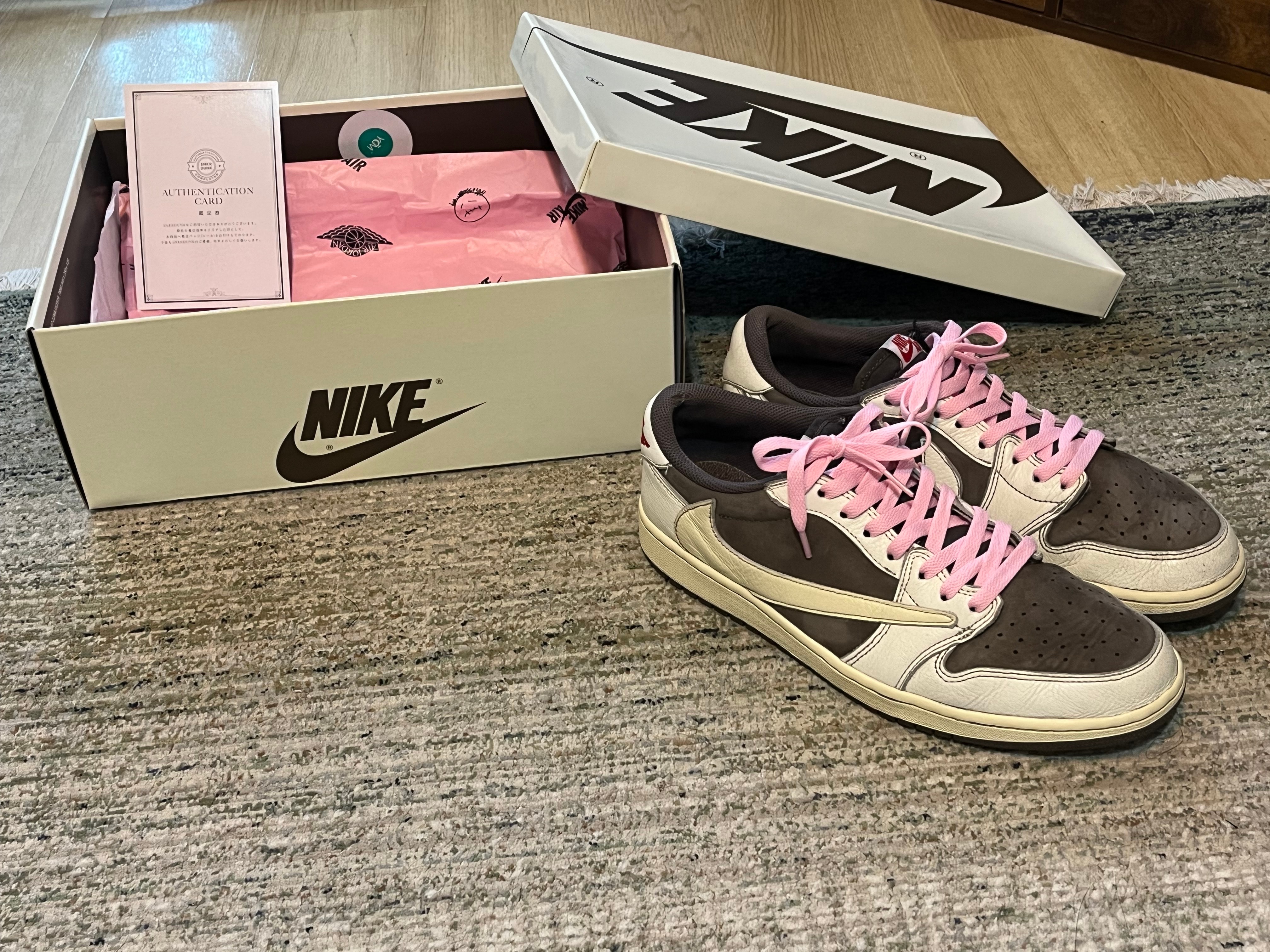 トラヴィススコット × ナイキ エアジョーダン1 ロー OG SP "リバース モカ/セイル アンド リッジロック"