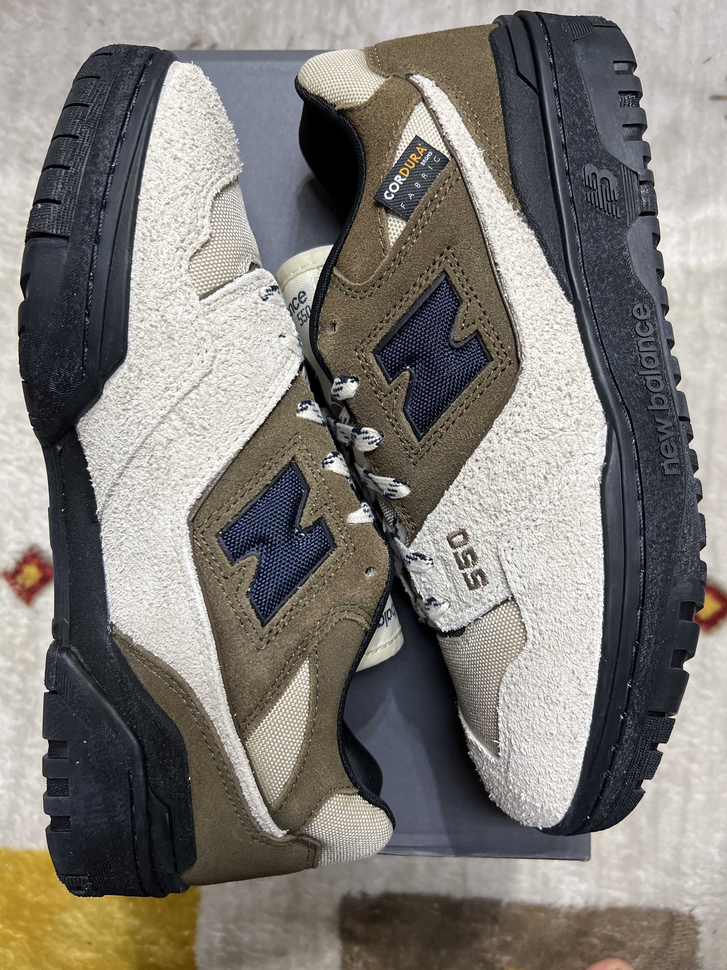 size? × New Balance 550 Cordura Pack "Sand/Brown/Black"