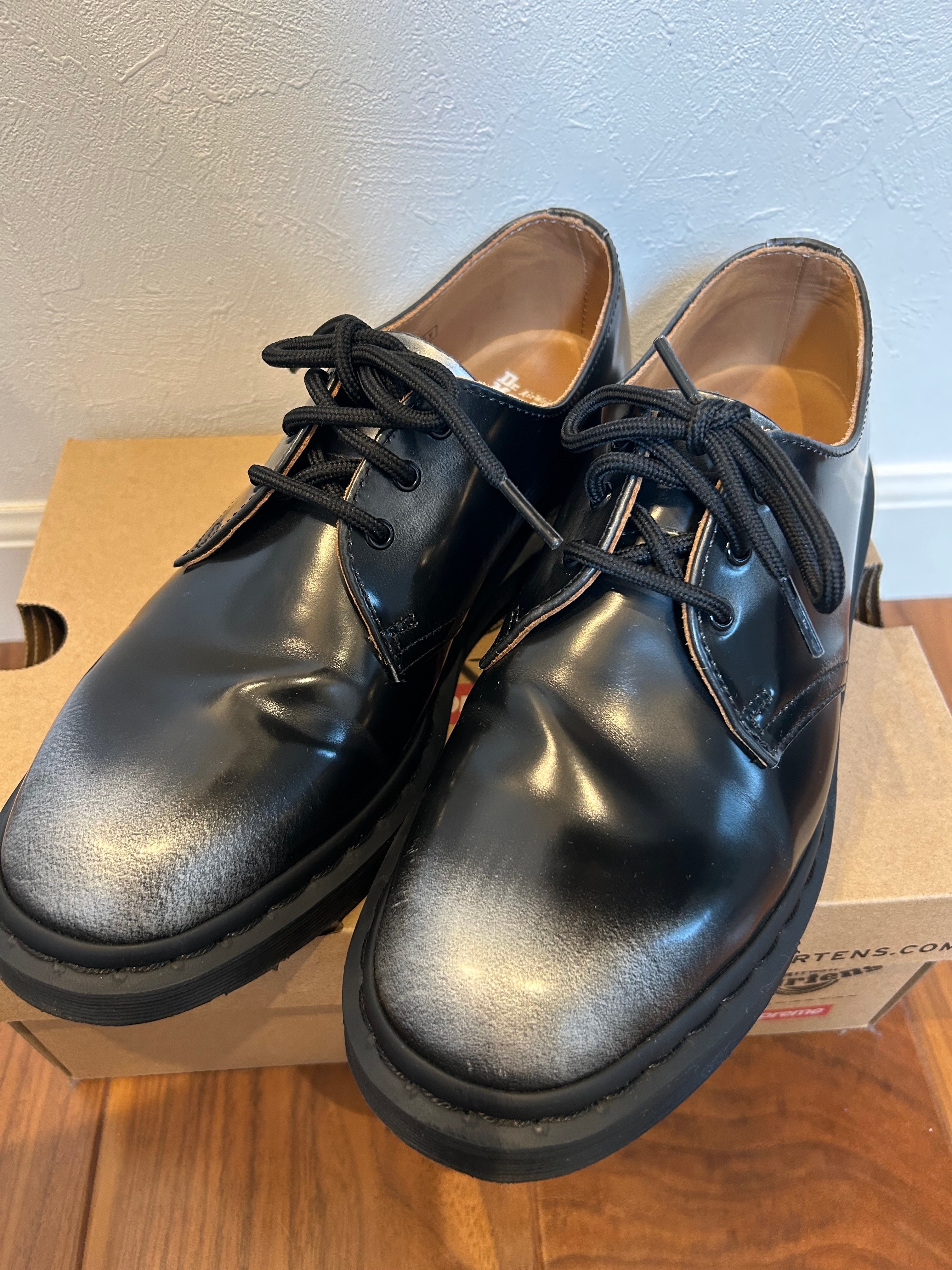 Supreme × Dr.Martens 1461 3 Eye Shoe "Black"