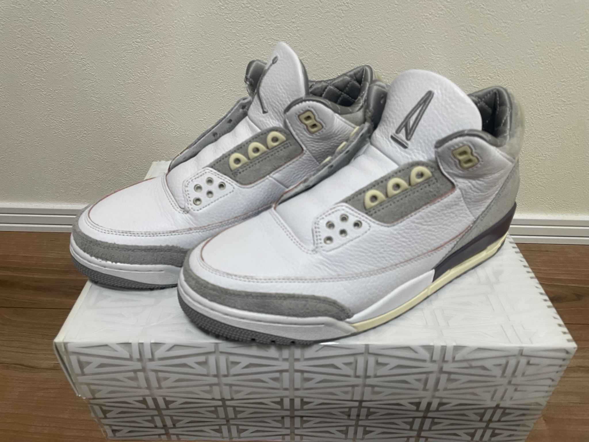 A Ma Maniere × Nike Women's Air Jordan 3 Retro SP "White/Medium Grey Violet Ore"