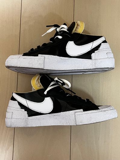 sacai × Nike Blazer Low "Black Patent Leather"