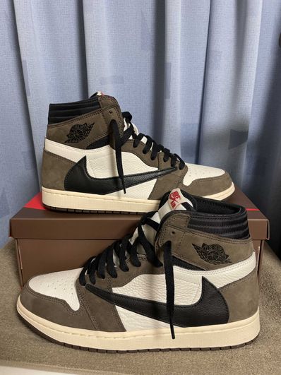 Travis Scott × Nike Air Jordan 1 Retro High OG TS SP "Sail/Dark Mocha"