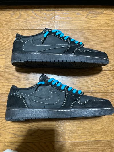 Travis Scott × Nike Air Jordan 1 Low OG SP "Black Phantom"