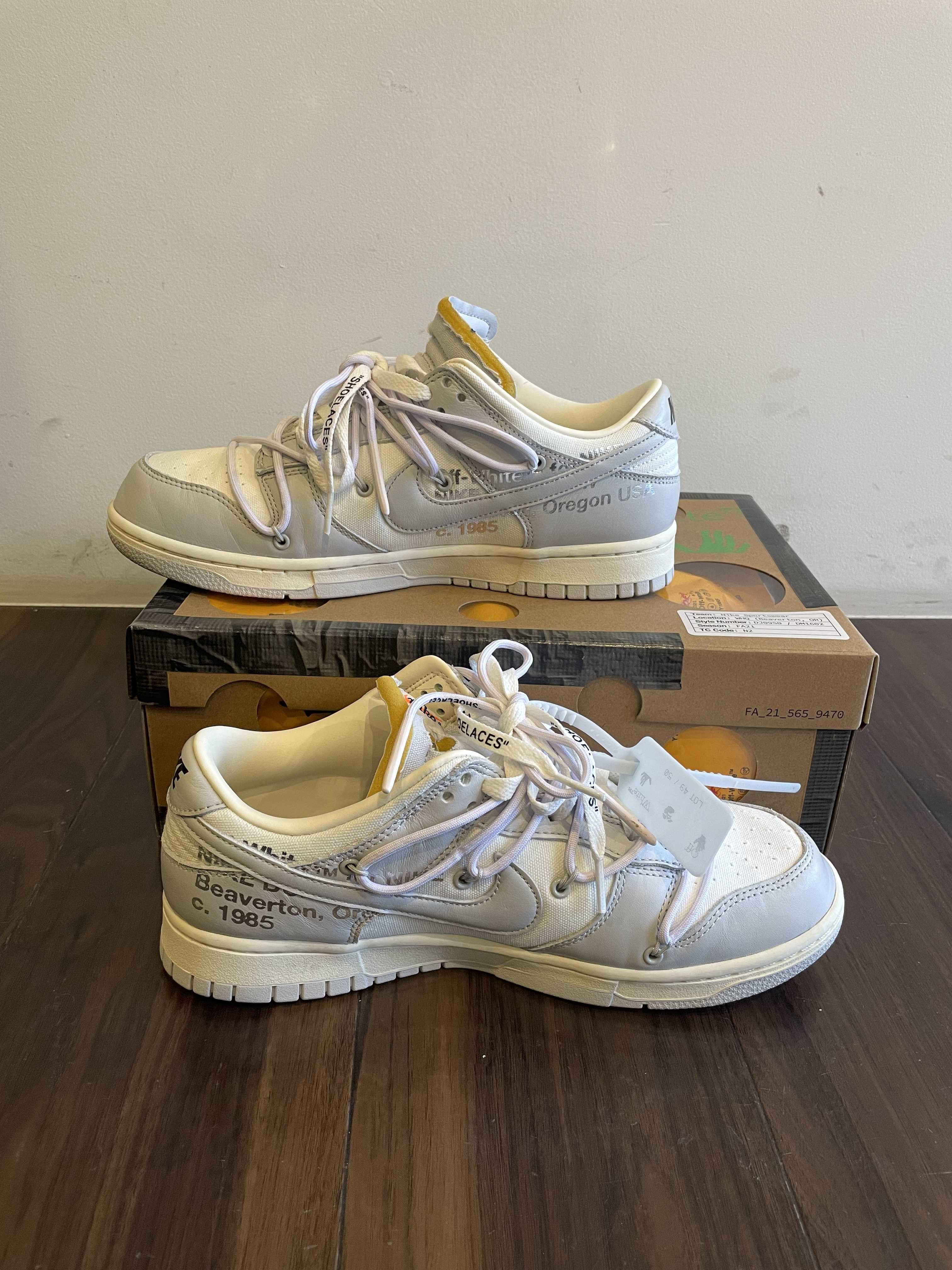 Off-White × Nike Dunk Low 1 of 50 "Lot.49"