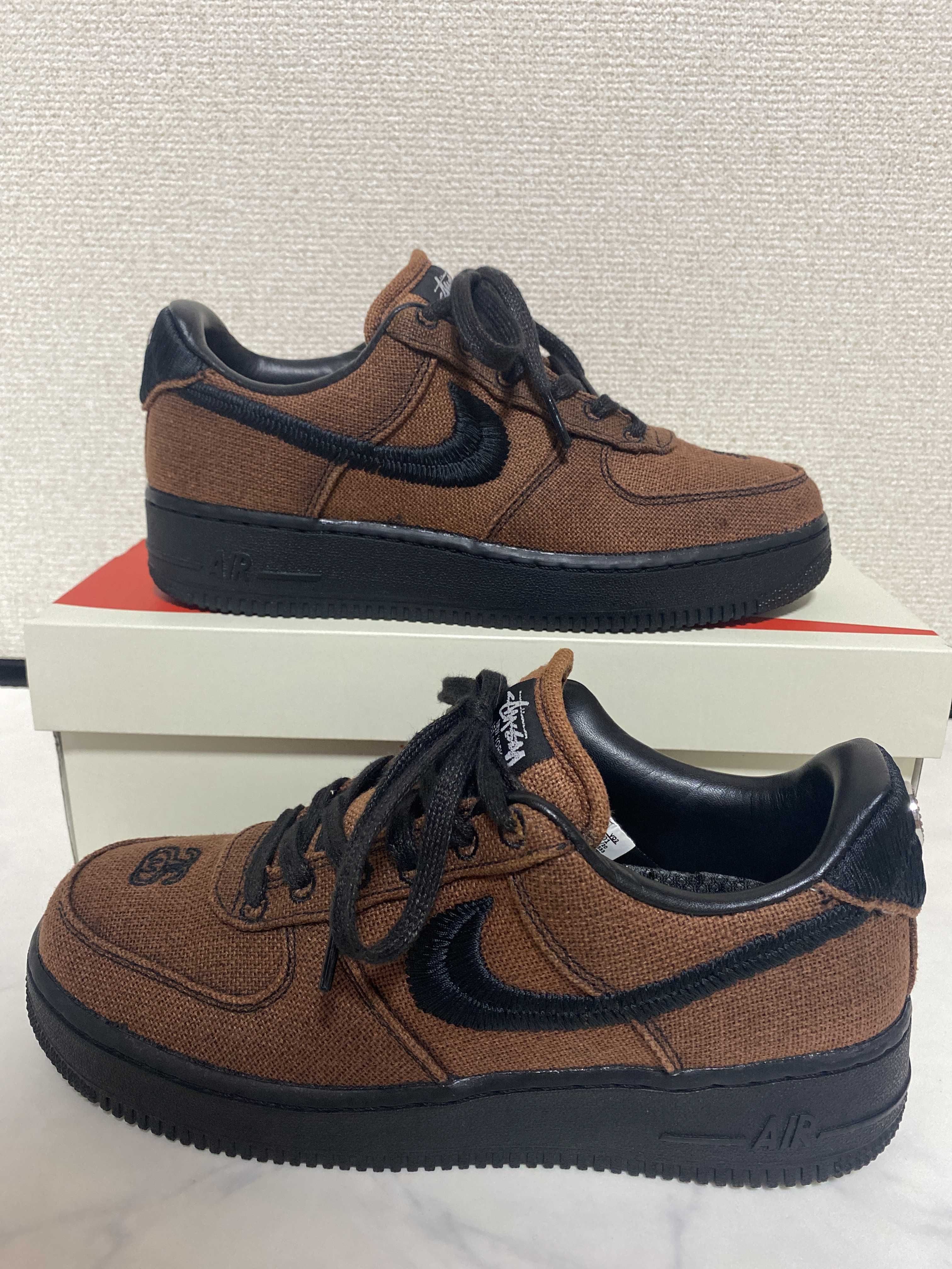 Stussy × Nike Air Force 1 Low "Triple Black"