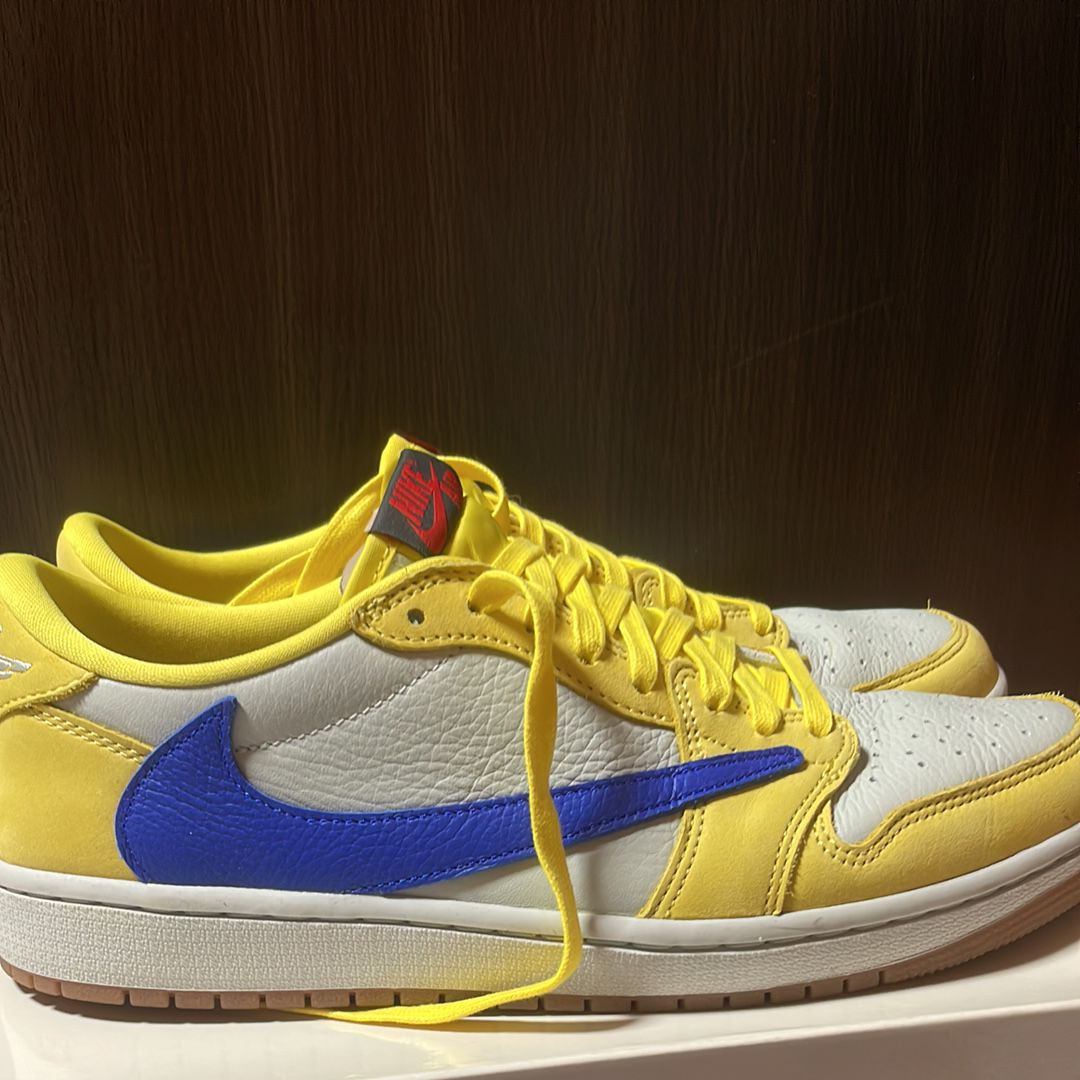 Travis Scott × Nike Women's Air Jordan 1 Retro Low OG "Canary"