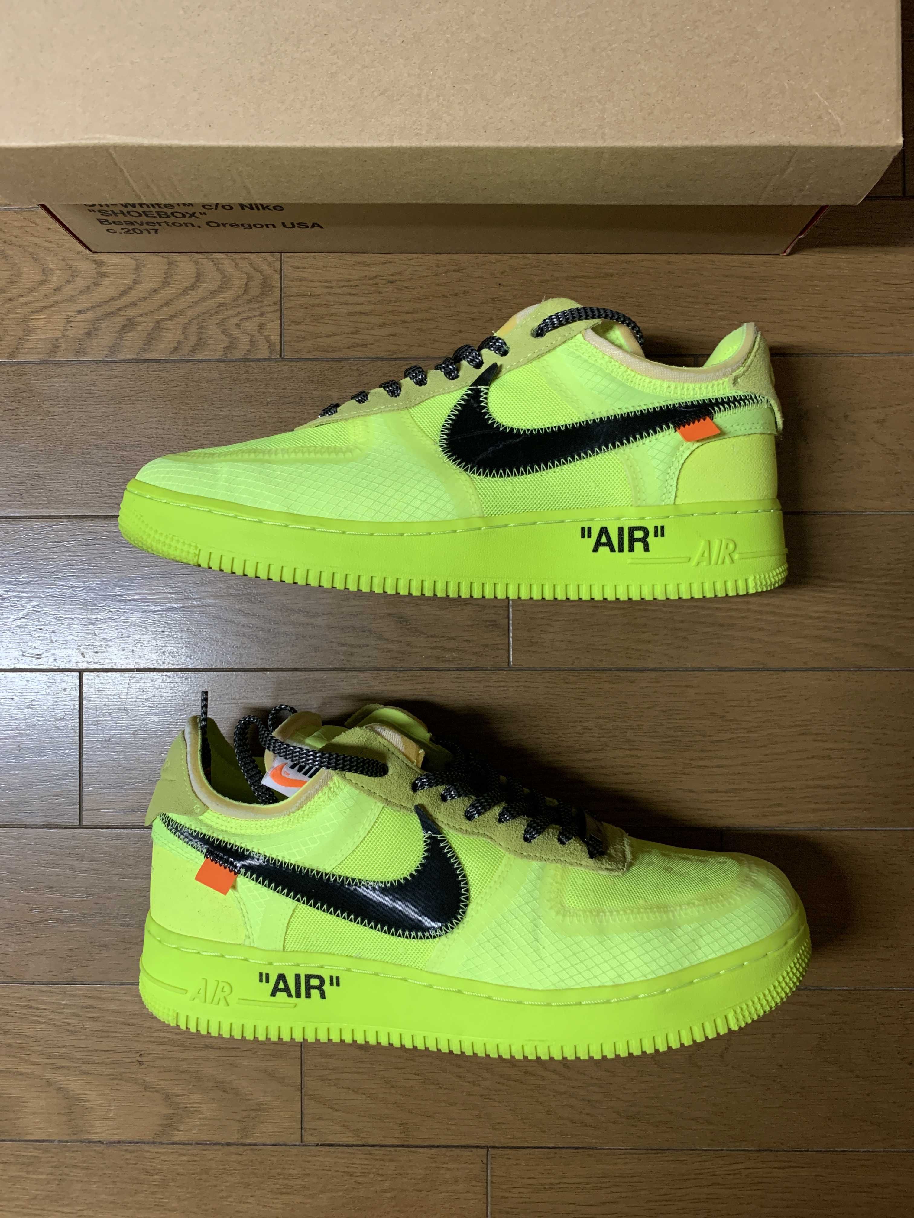 Off-White × Nike Air Force 1 Low "Volt"