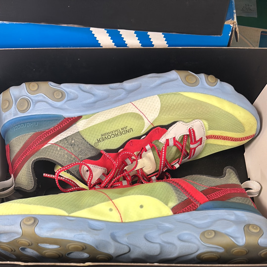 UNDERCOVER × Nike React Element 87 "Yellow/Red"