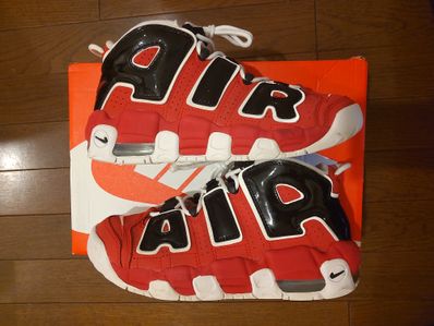 NIKE GS AIR MORE UPTEMPO ’96 "BLACK AND VARSITY RED"(2021)