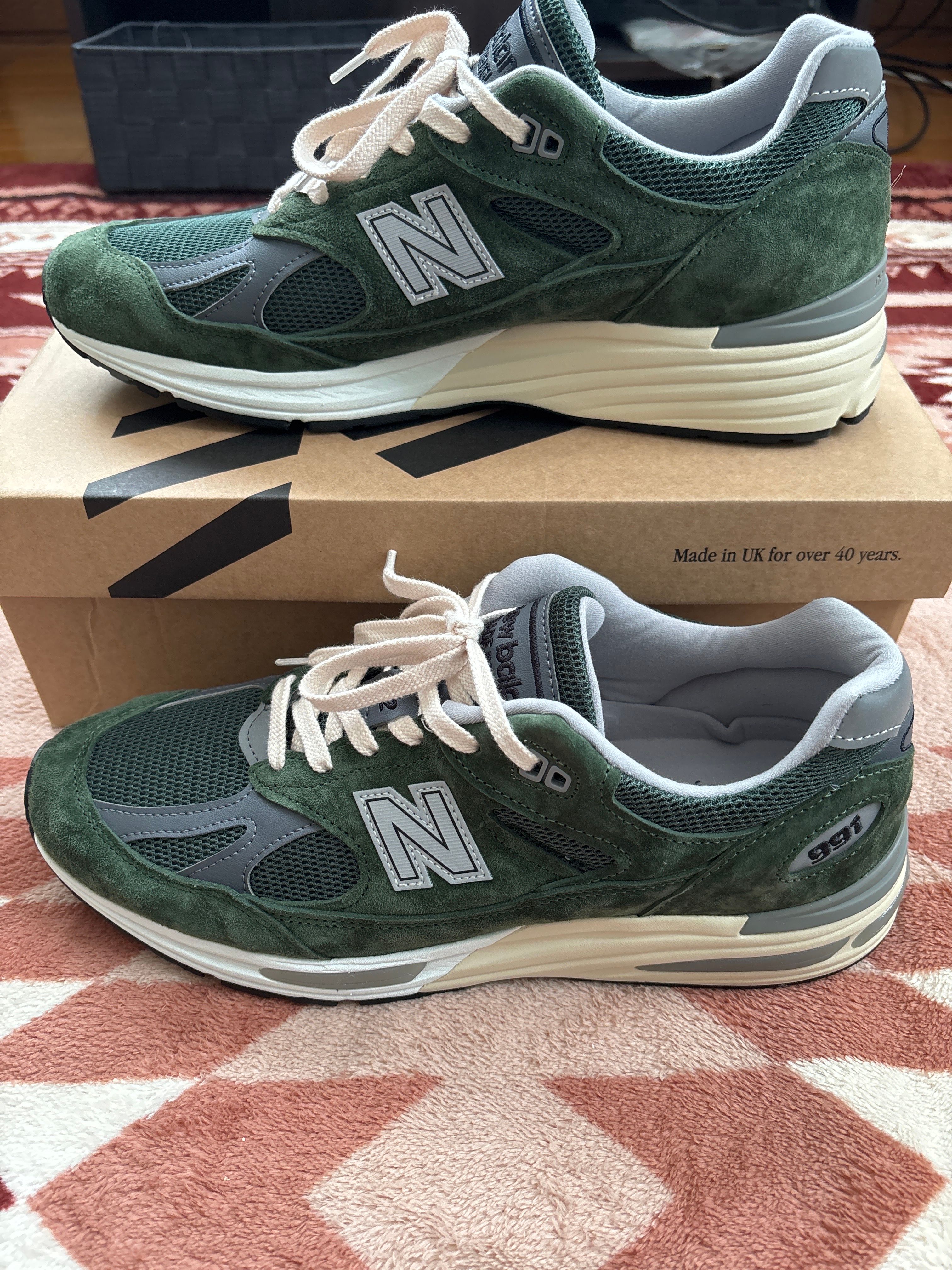 New Balance 991V2 "Kombu Green/Black Forest/Smoked Pearl"