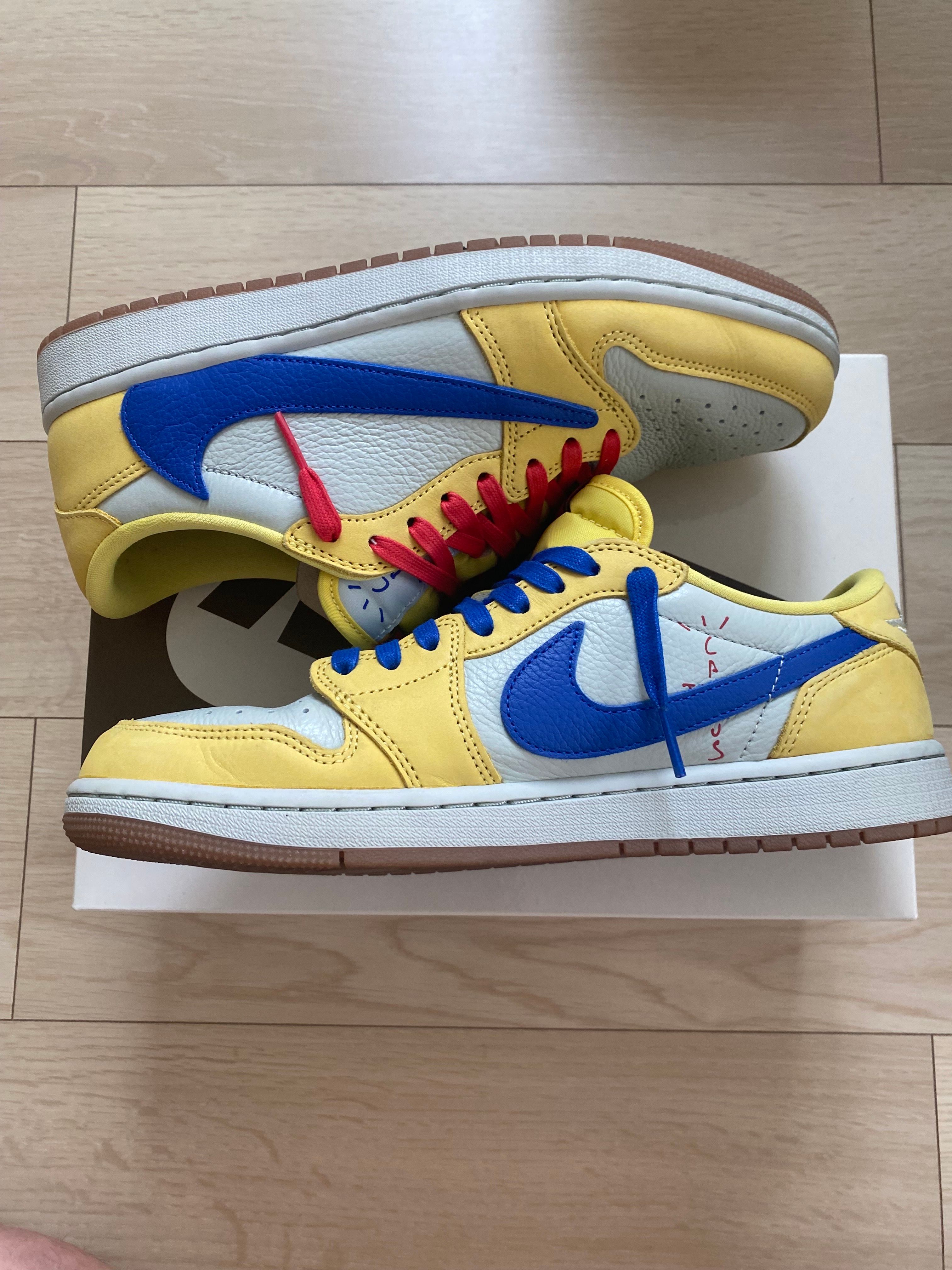 Travis Scott × Nike Women's Air Jordan 1 Retro Low OG "Canary"