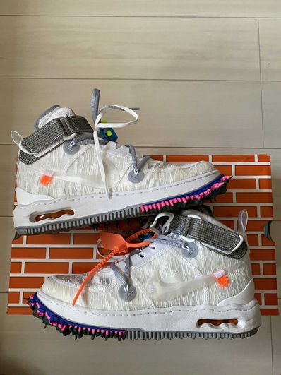 Off-White × Nike Air Force 1 Mid "White"