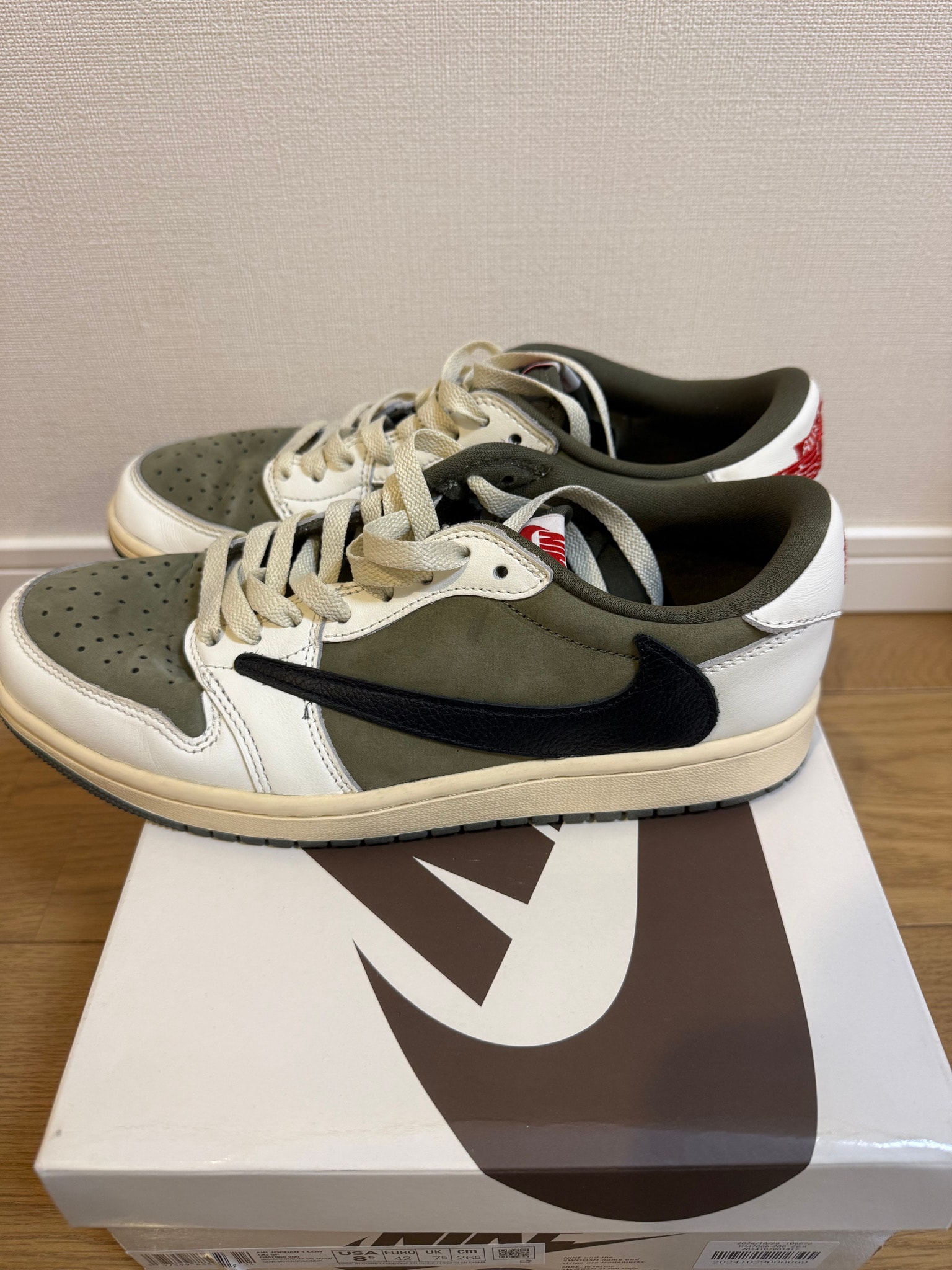 Travis Scott × Nike Air Jordan 1 Low OG SP "Reverse Olive"