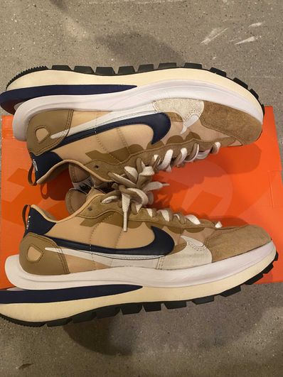 Sacai × Nike Vapor Waffle "Sesame And Blue Void"