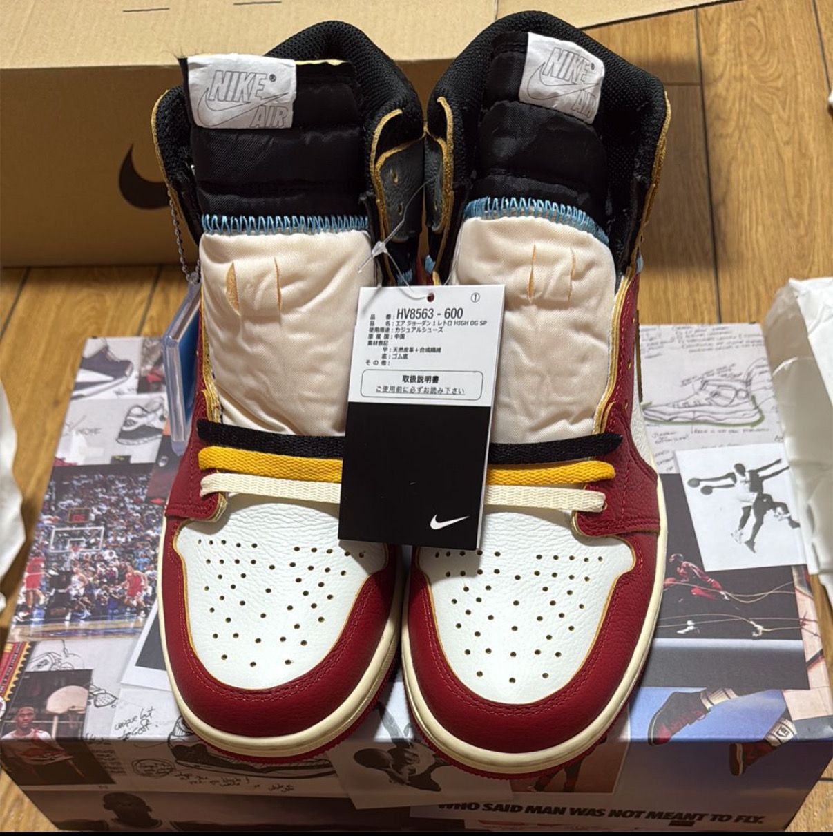 UNION × Nike Air Jordan 1 Retro High OG "Chicago/Shadow"