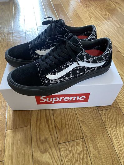 Supreme × Vans Old Skool "Black"