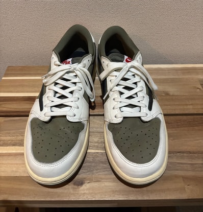 Travis Scott × Nike Air Jordan 1 Low OG SP "Reverse Olive"
