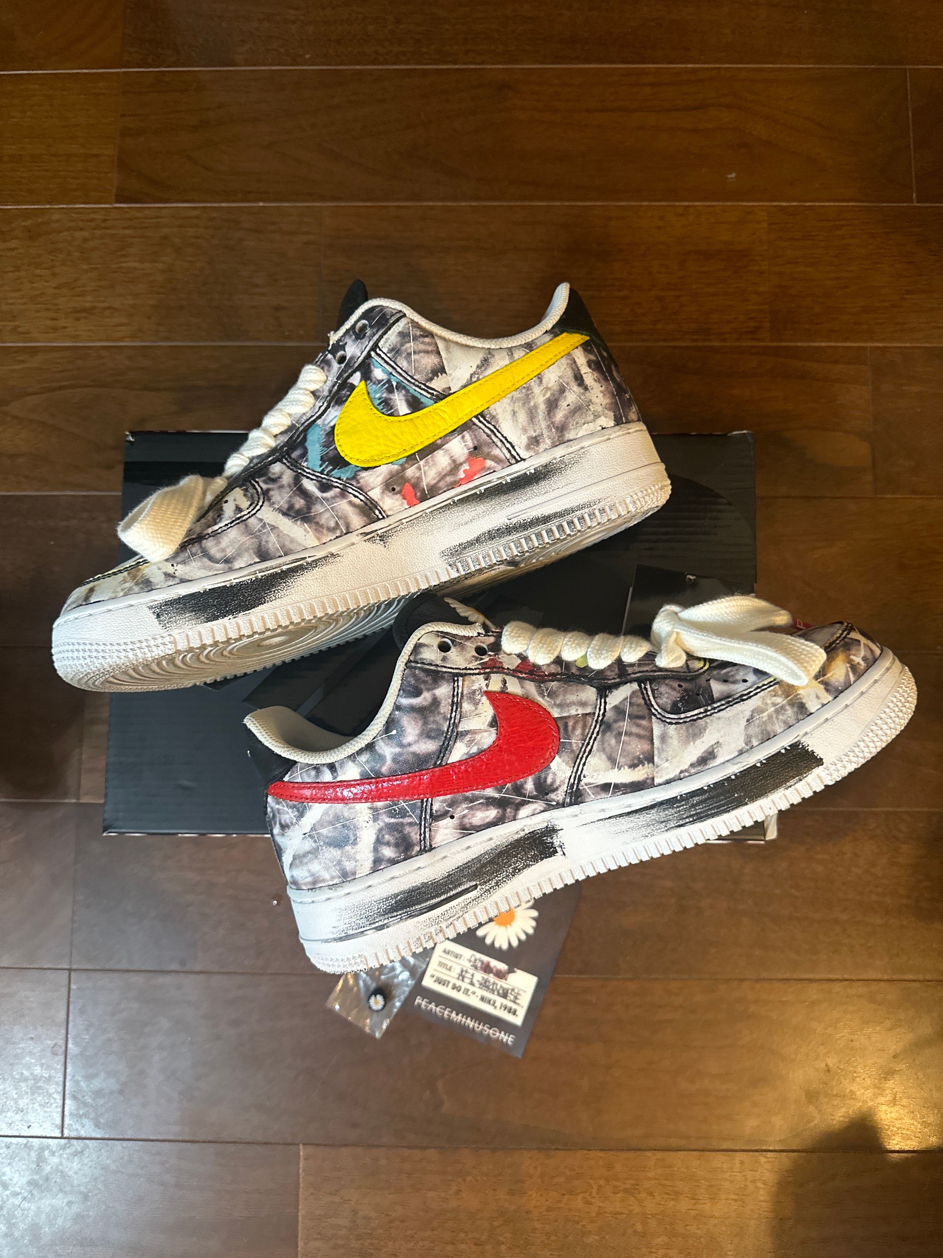 PEACEMINUSONE × Nike Air Force 1 Low Para Noise "Black" / G-DRAGON