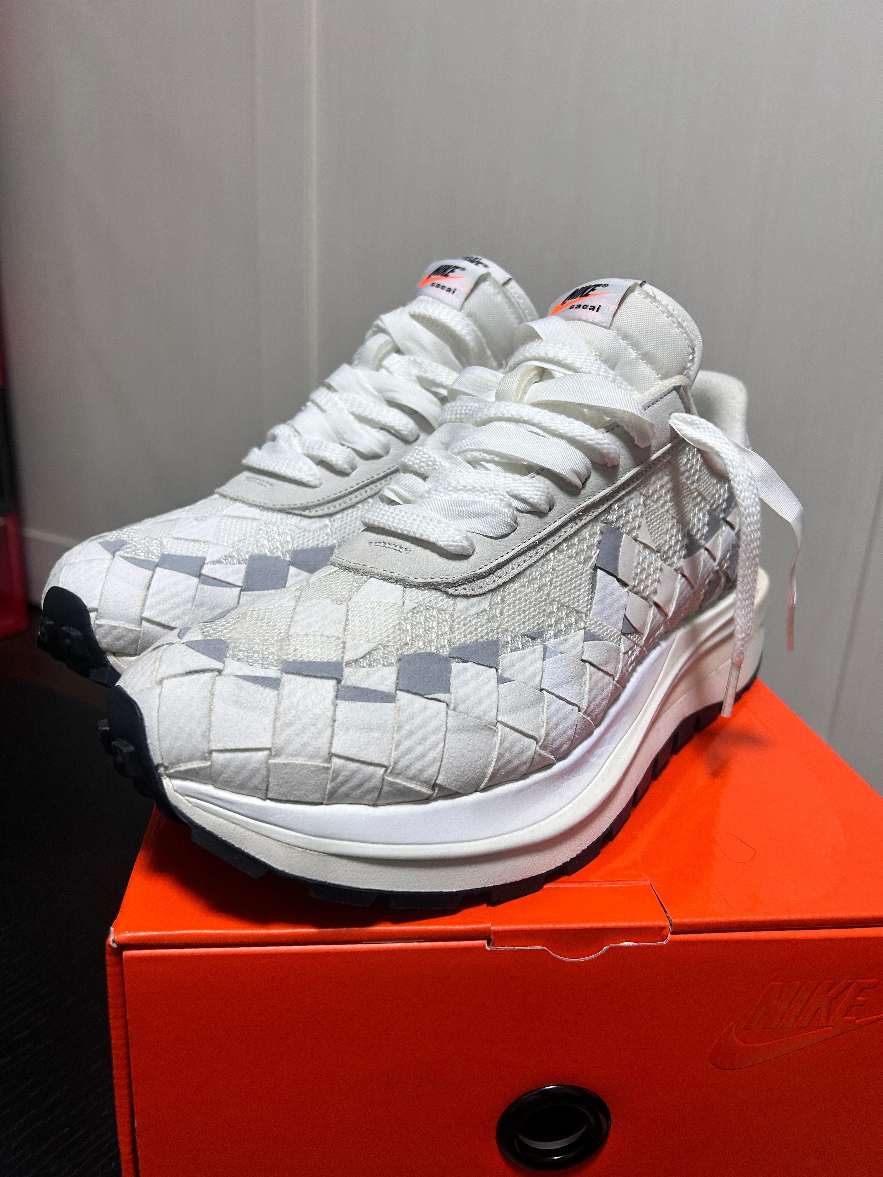 Jean-Paul Gaultier × sacai × Nike Air Woven VaporWaffle "White"