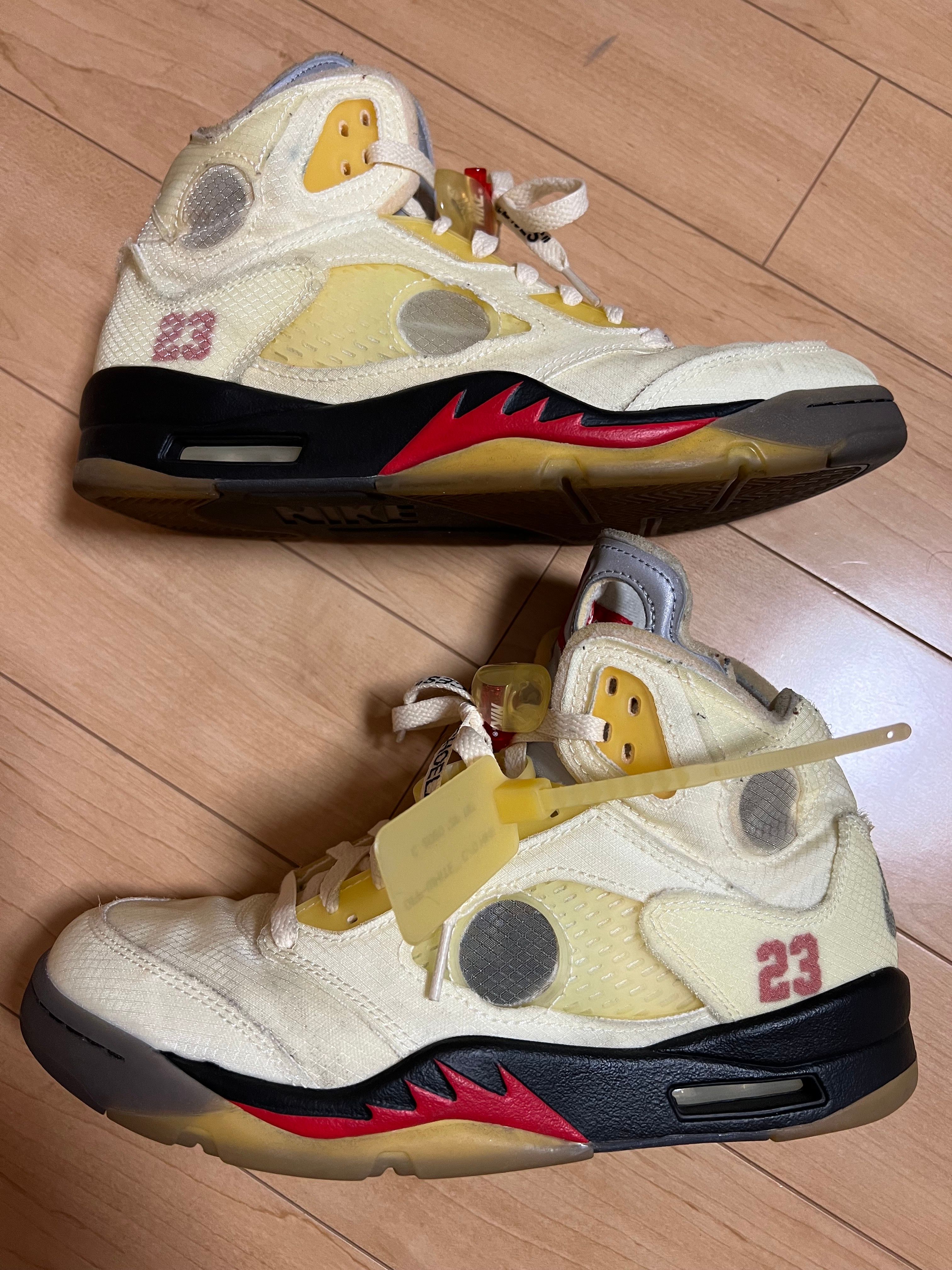 Off-White × Nike Air Jordan 5 "Sail"
