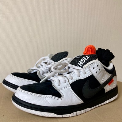 TIGHTBOOTH × Nike SB Dunk Low Pro QS "Black and White"