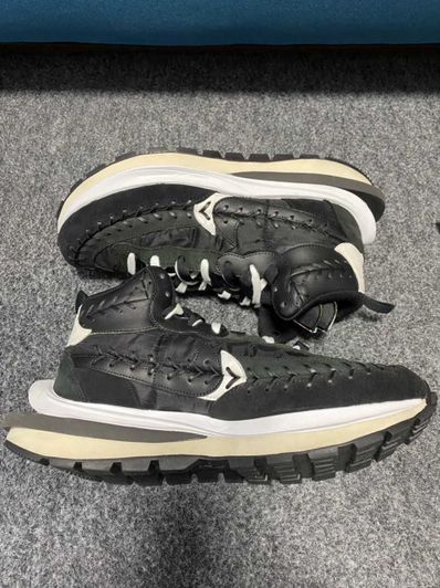 Jean-Paul Gaultier × sacai × Nike Vapor Waffle "Black/Black-White"