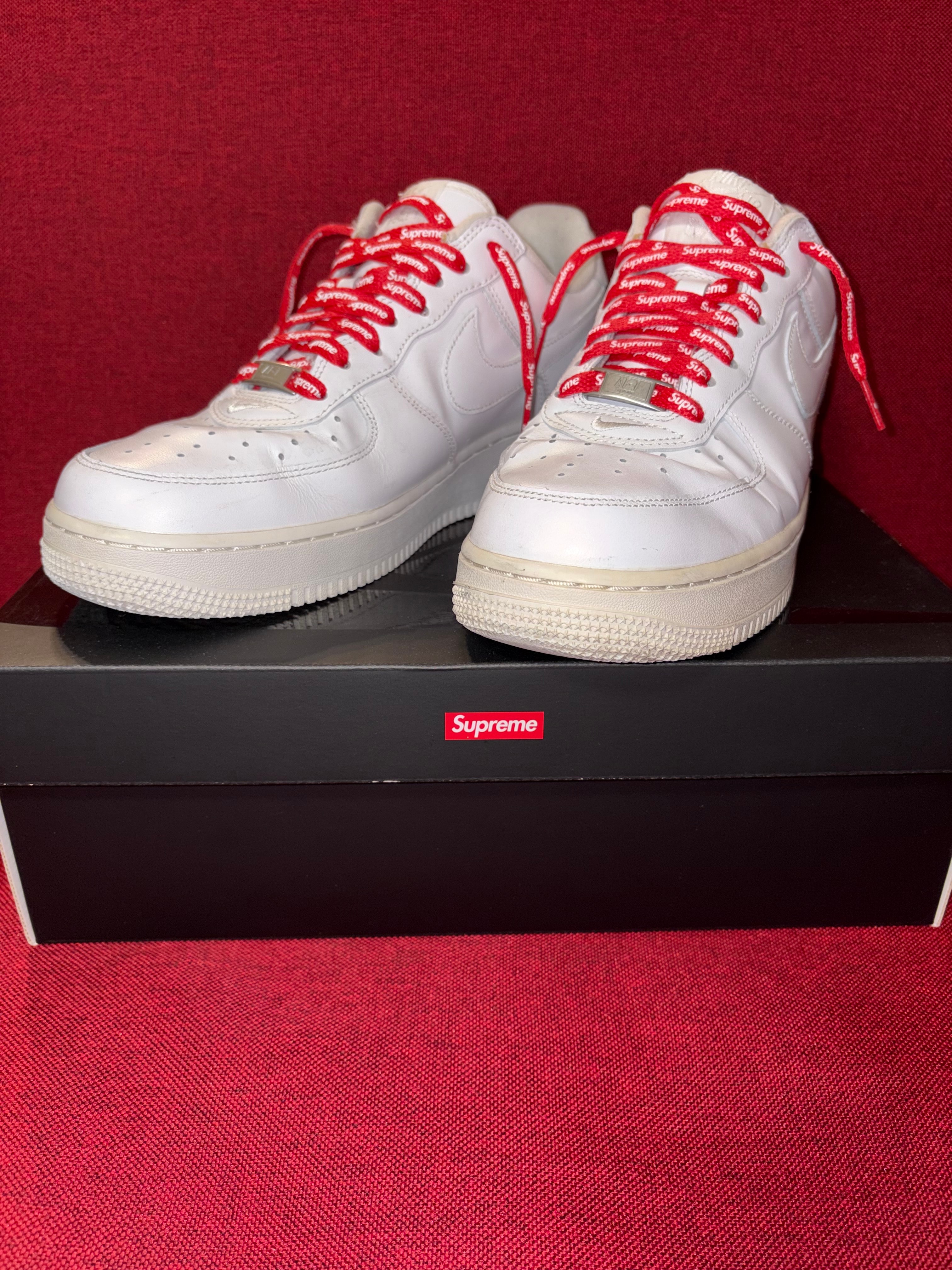 Supreme × Nike Air Force 1 Low "White"