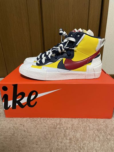 sacai × Nike Blazer Mid "Varsity Maize/Varsity Red"