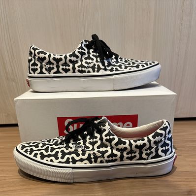 Supreme × Vans Monogram S Logo Skate ERA "Black"