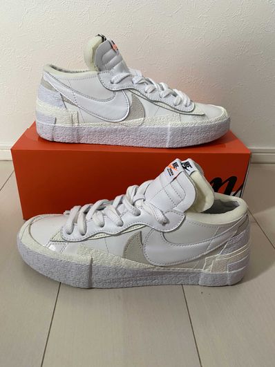 sacai × Nike Blazer Low "White Patent Leather"