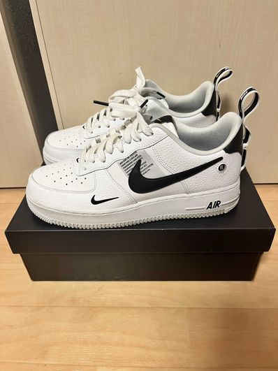 Air force 1 sales low utility white black