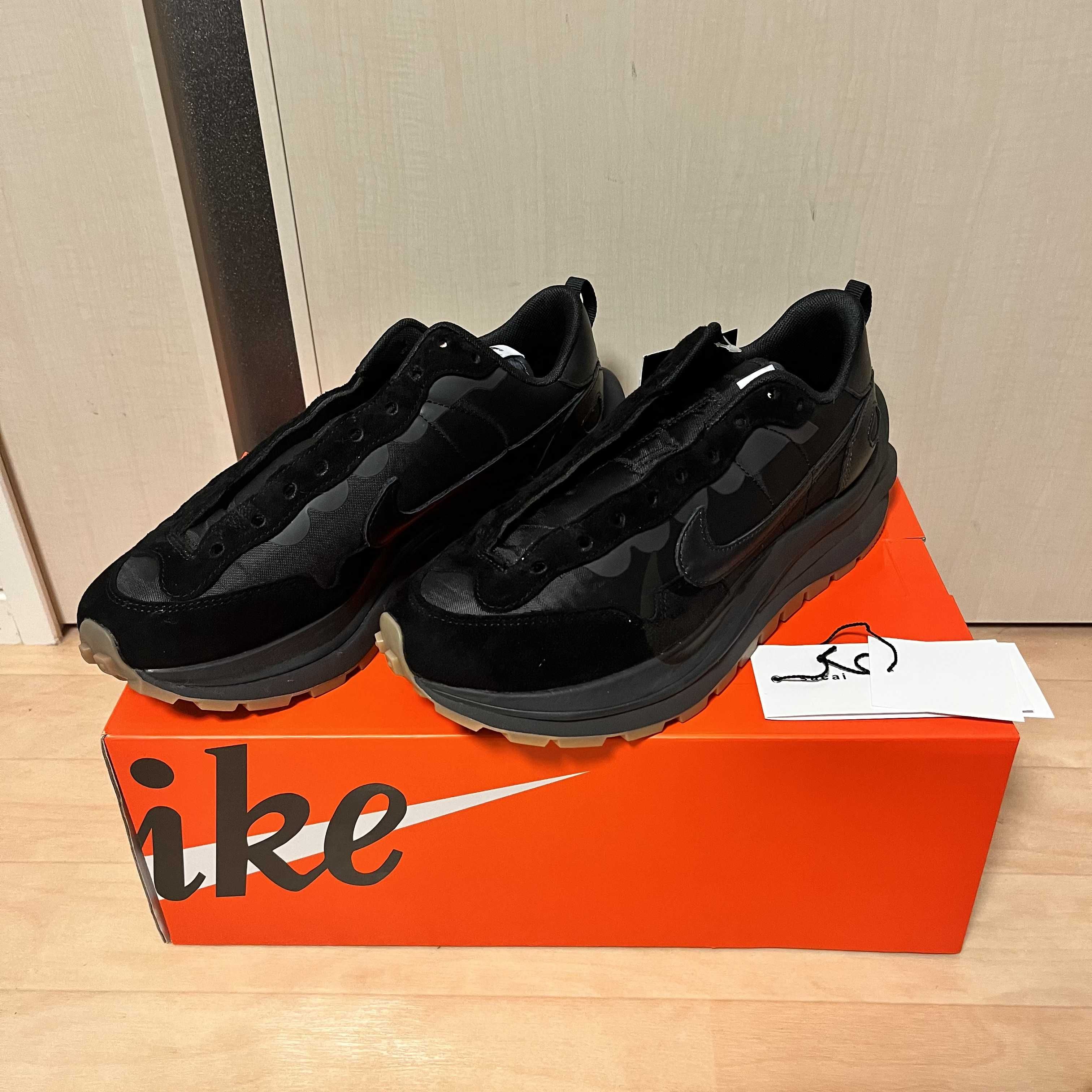 sacai × Nike VaporWaffle "Black Gum"