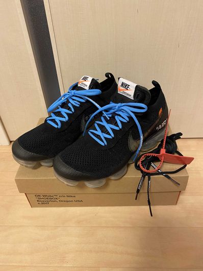 Off-White × Nike Air Vapormax "Black/Total Orange/Clear"