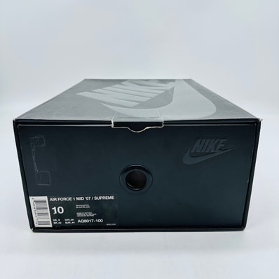 Supreme × NBA × Nike Air Force 1 Mid '07 "White"