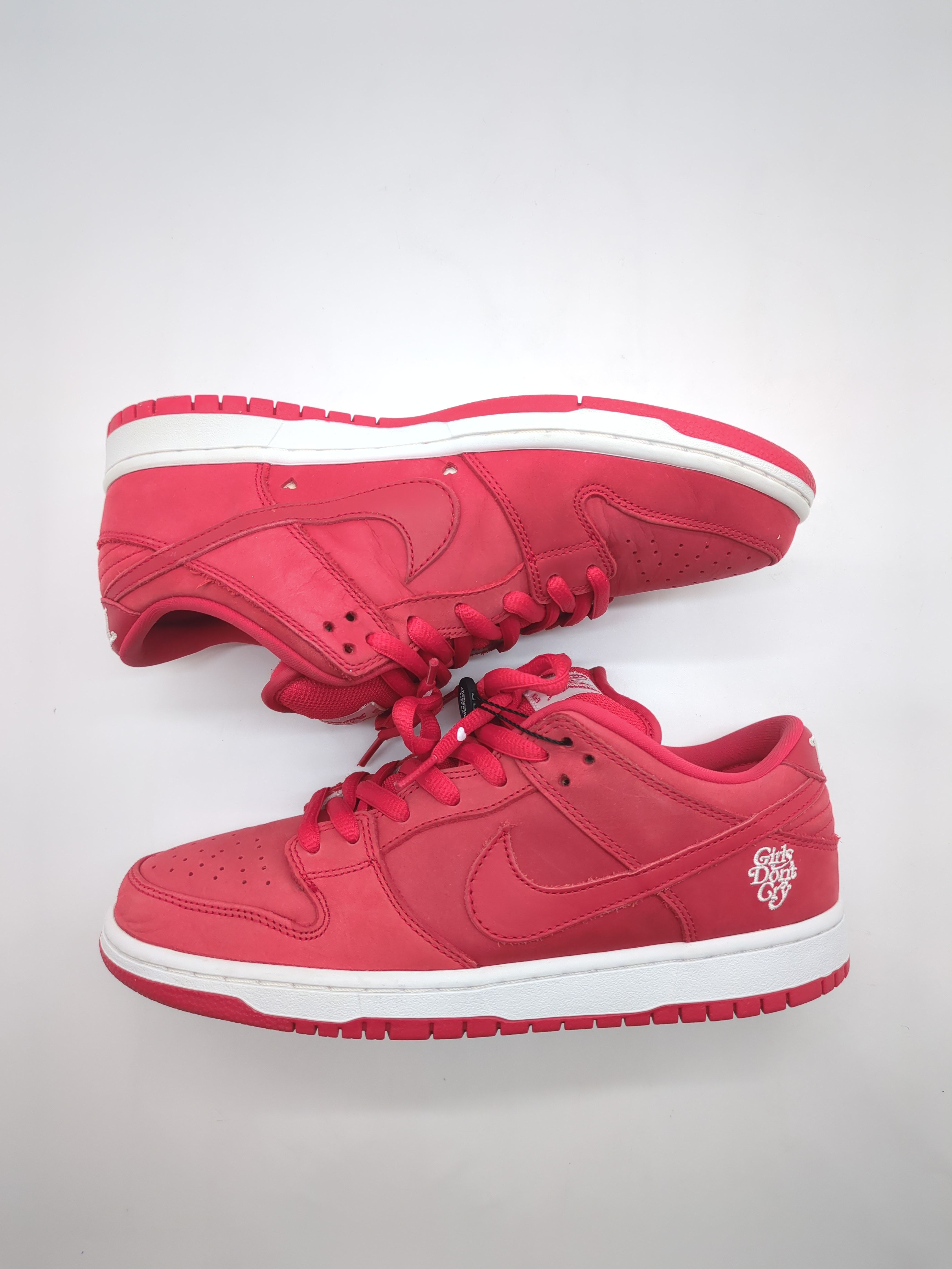 Girls Don't Cry × Nike SB Dunk Low Pro QS "Red" / VERDY