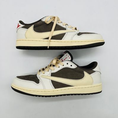 Travis Scott × Nike Air Jordan 1 Low OG SP "Reverse Mocha/Sail and Ridgerock"