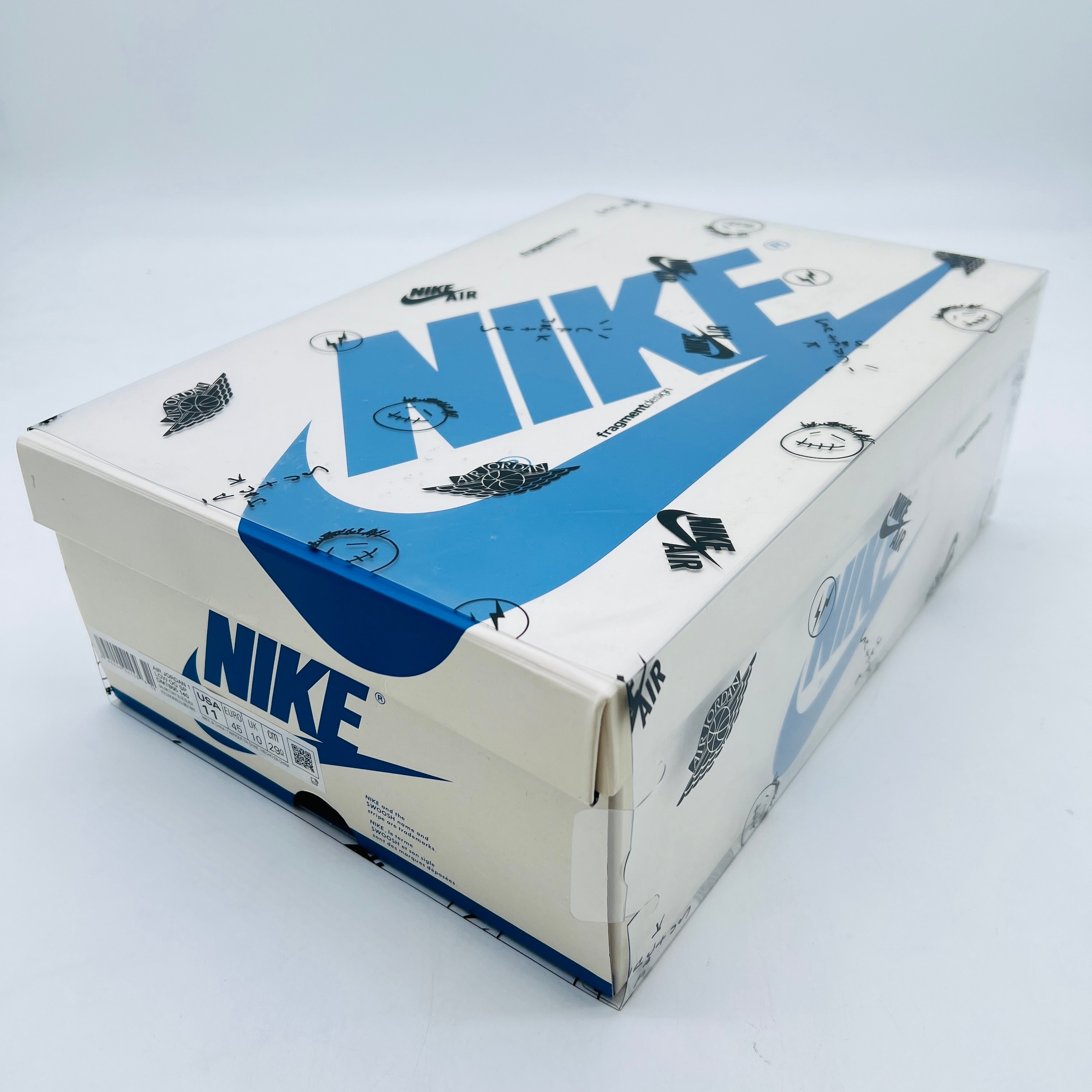 Travis Scott × fragment design × Nike Air Jordan 1 Low OG SP "Military Blue"