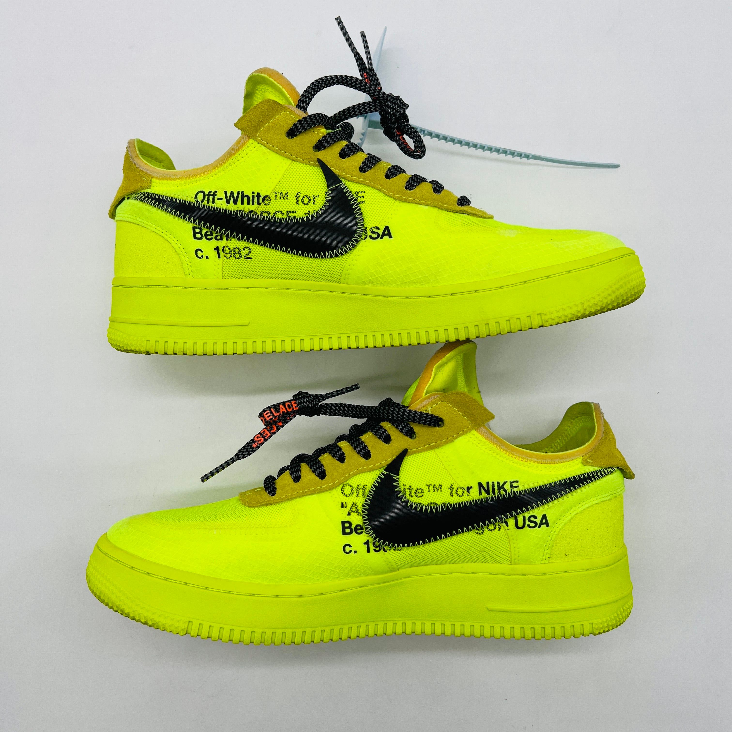 Off-White × Nike Air Force 1 Low "Volt"