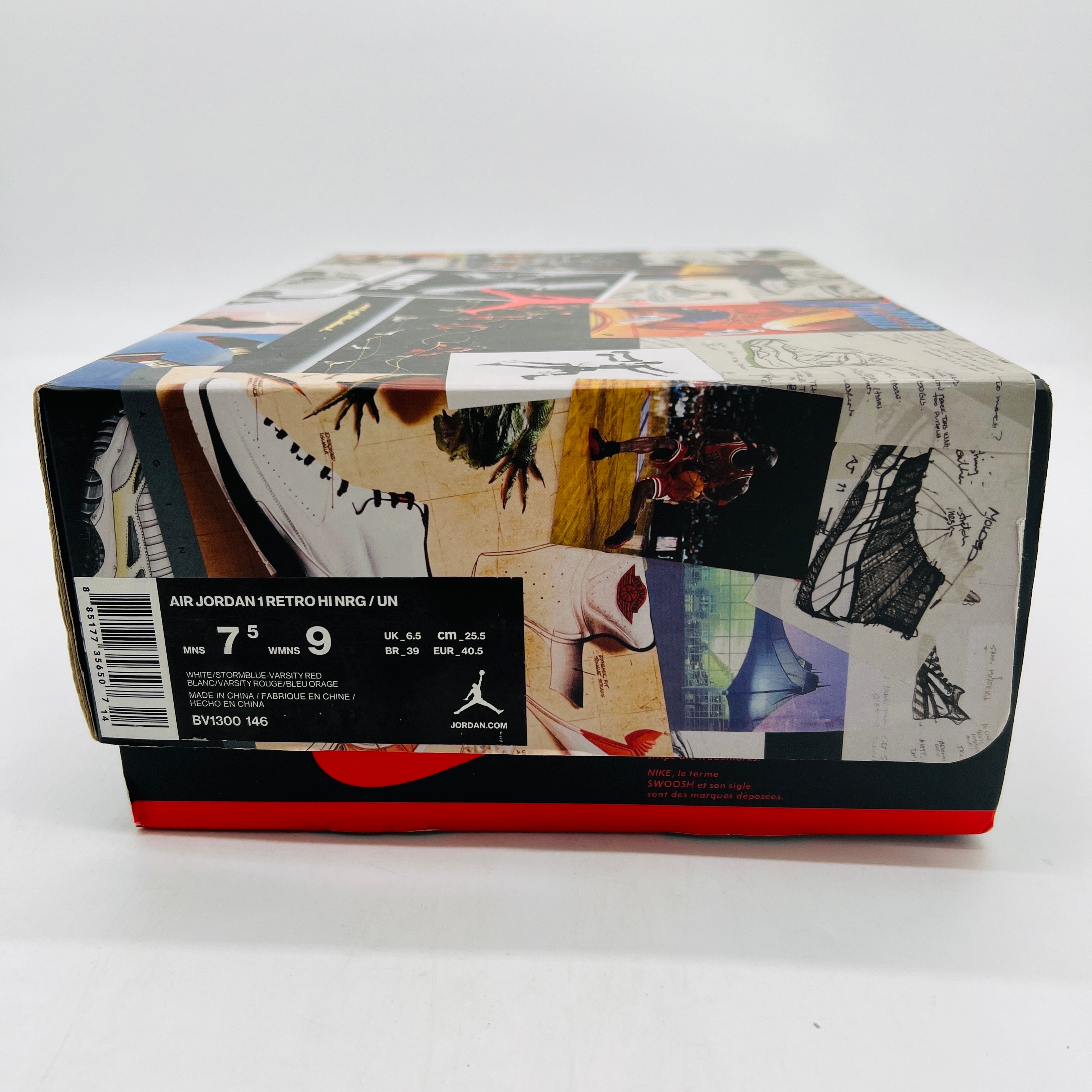 UNION × Nike Air Jordan 1 Retro High OG NRG "Storm Blue/Varsity Red"