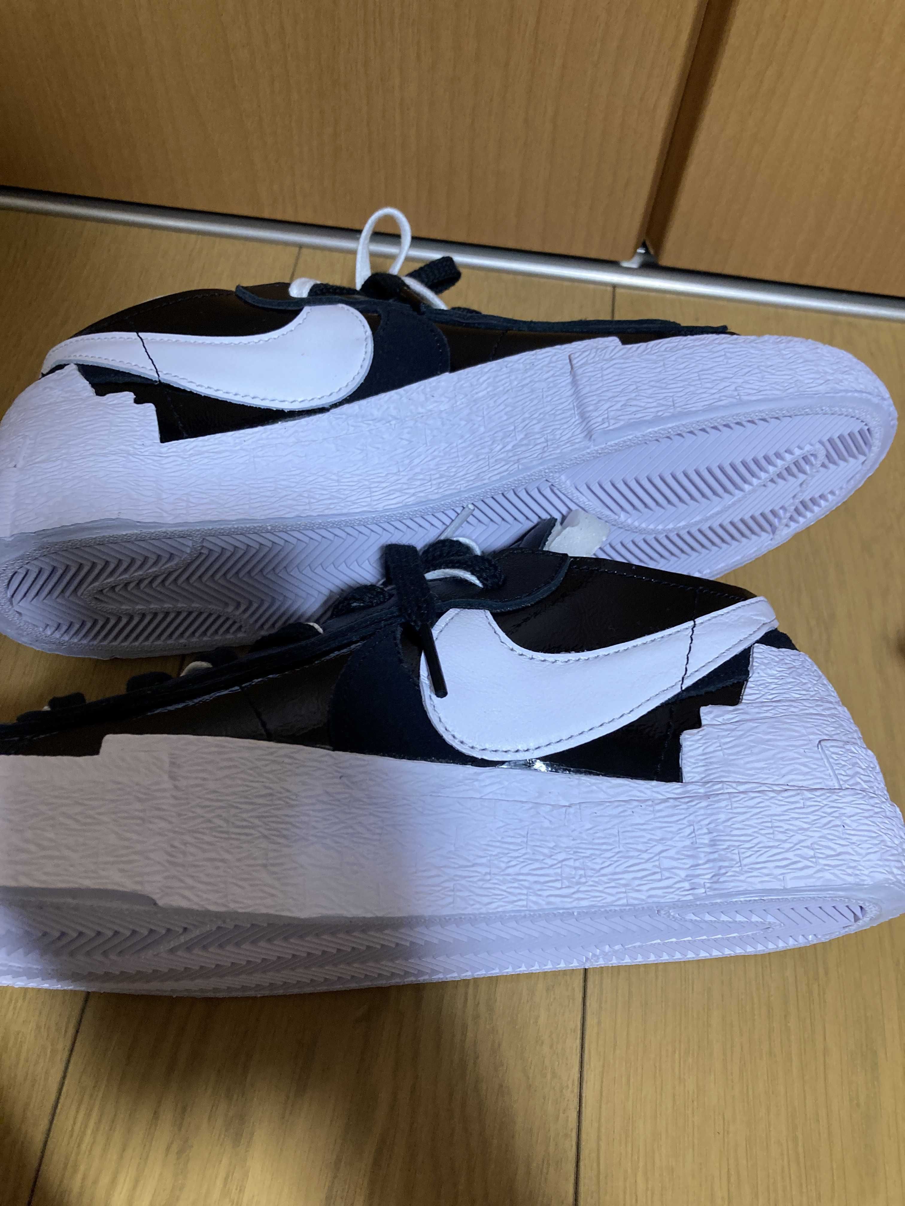 sacai × Nike Blazer Low "Black Patent Leather"