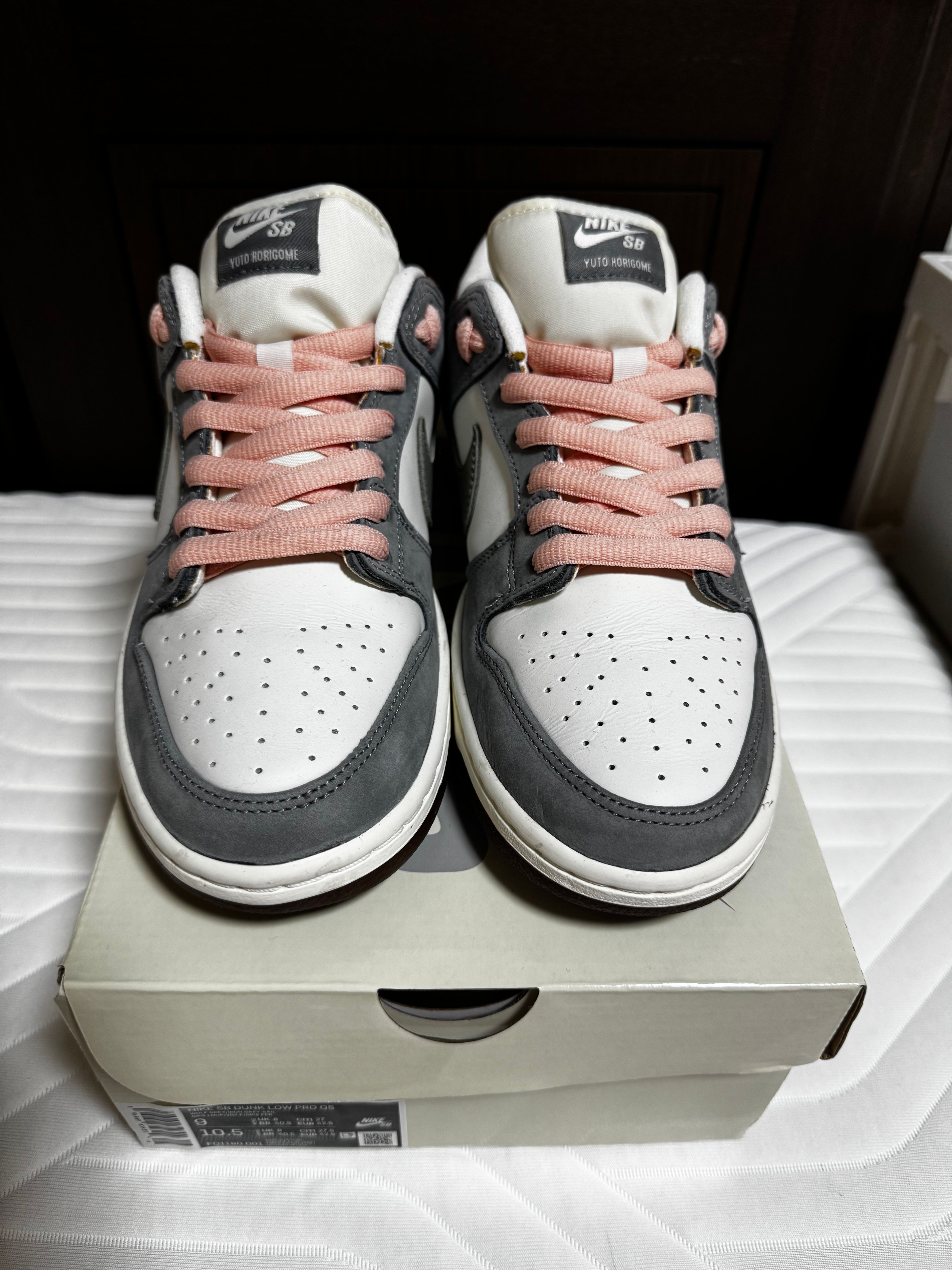 堀米 雄斗(Yuto Horigome) × Nike SB Dunk Low Pro QS "Wolf Grey"