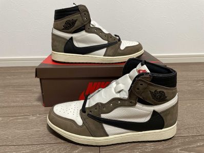 Travis Scott × Nike Air Jordan 1 Retro High OG TS SP "Sail/Dark Mocha"