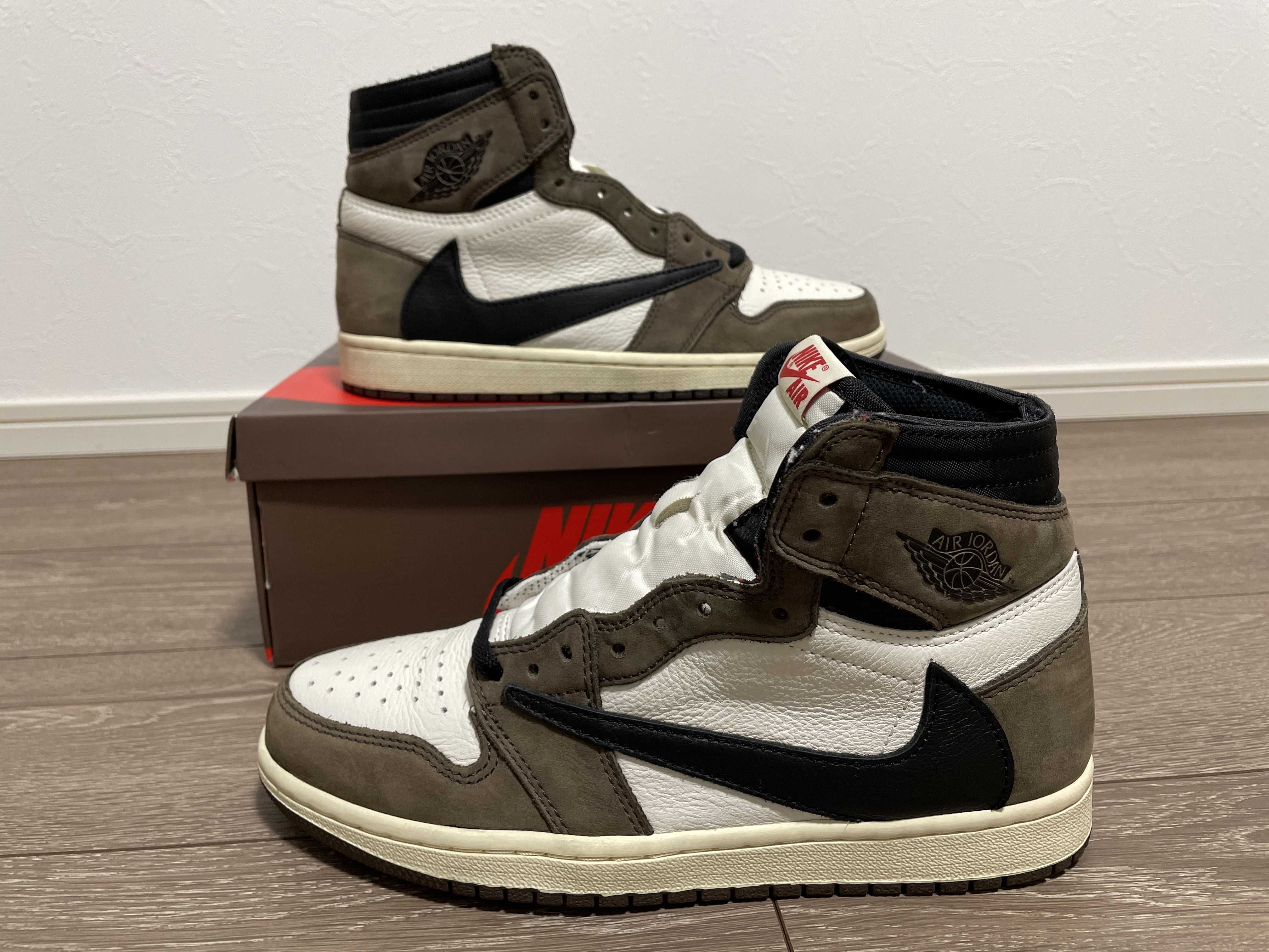 Travis Scott × Nike Air Jordan 1 Retro High OG TS SP "Sail/Dark Mocha"