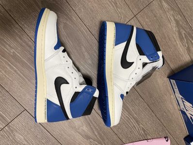 Travis Scott × fragment design × Nike Air Jordan 1 Retro High OG SP "Military Blue"