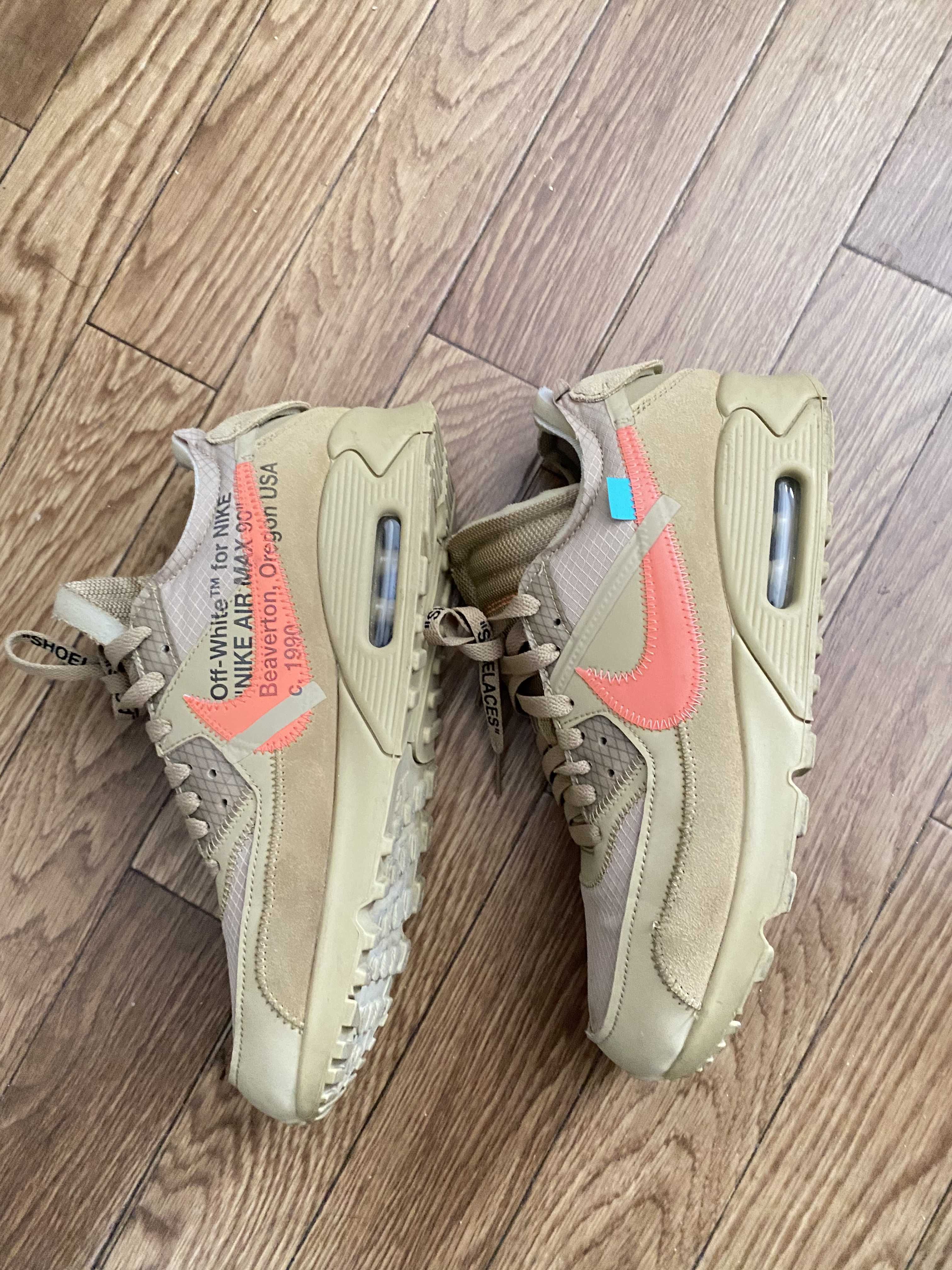Off-White × Nike Air Max 90 "Desert Ore"