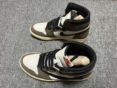 Travis Scott × Nike Air Jordan 1 Retro High OG TS SP "Sail/Dark Mocha"