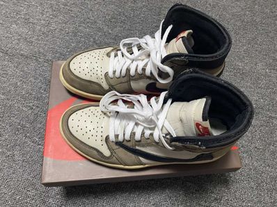 Travis Scott × Nike Air Jordan 1 Retro High OG TS SP "Sail/Dark Mocha"